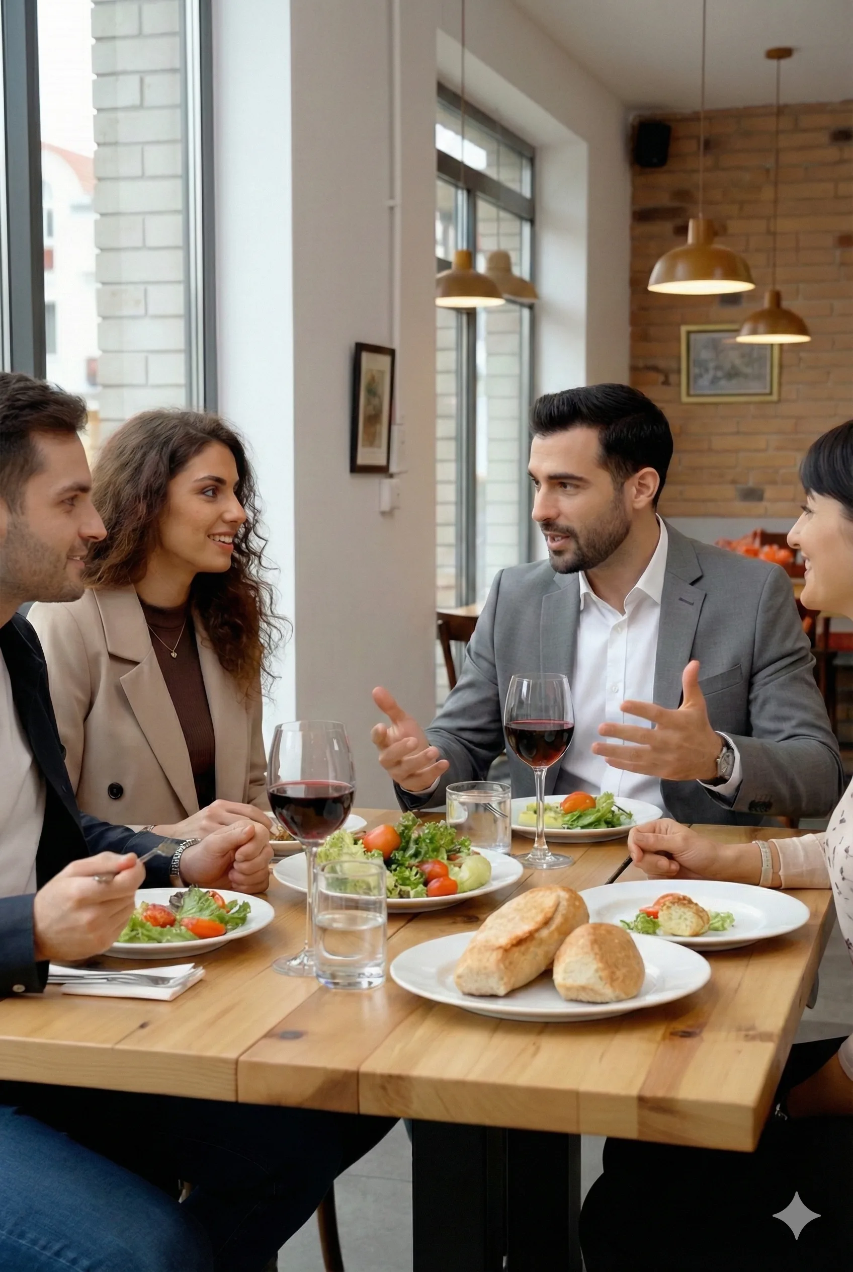 Restaurante con servicio fluido