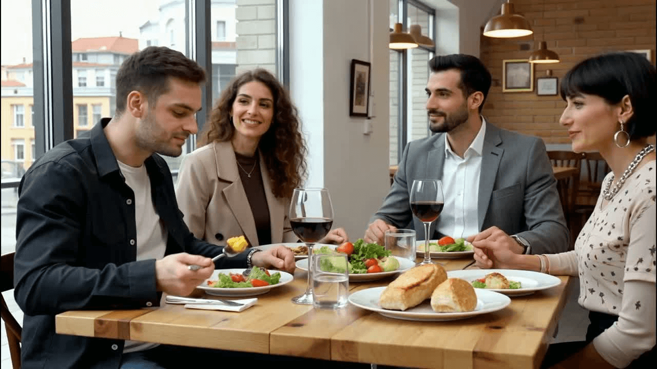 Restaurante con servicio fluido